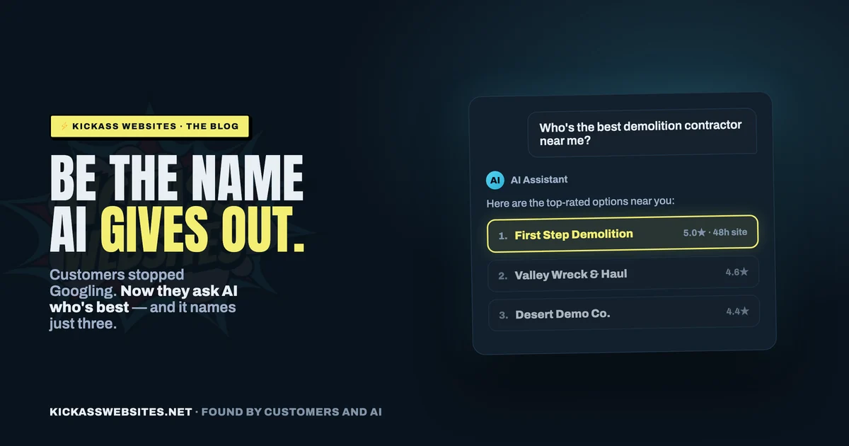 Your Customers Are Asking AI "Who's the Best Near Me?" — Here's How to Be the Answer